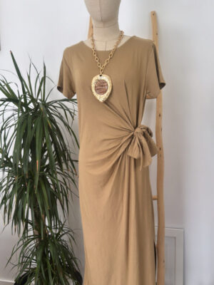 Vestido Eugenia Camel