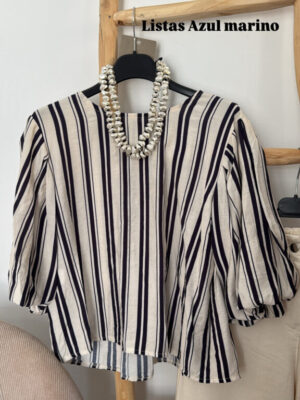 Blusa listas marino