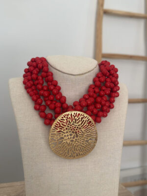 Collar Lumier rojo