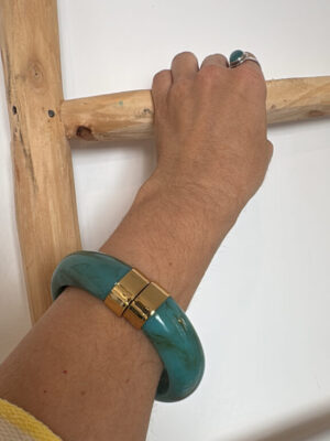 Pulsera lima turquesa