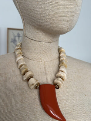 Collar Lanvin naranja