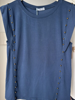 Cami tachas marino