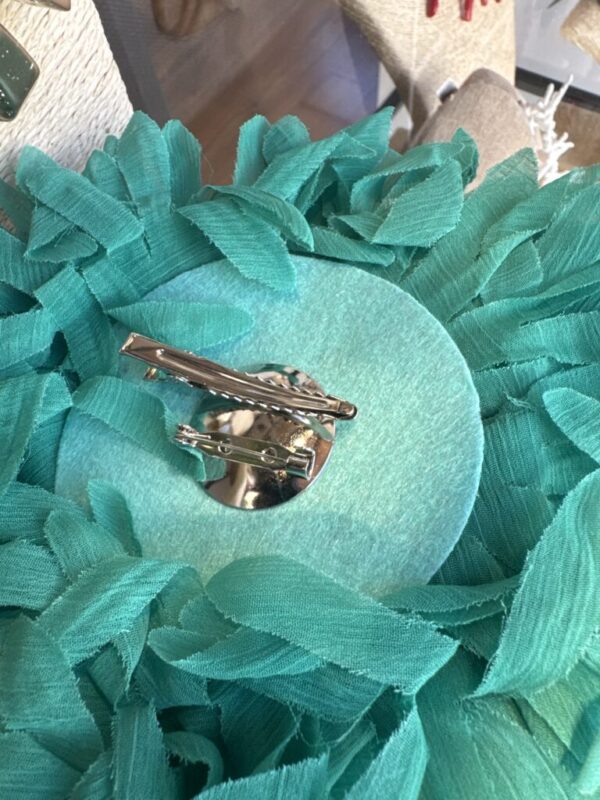 Broche flor verde - Imagen 2
