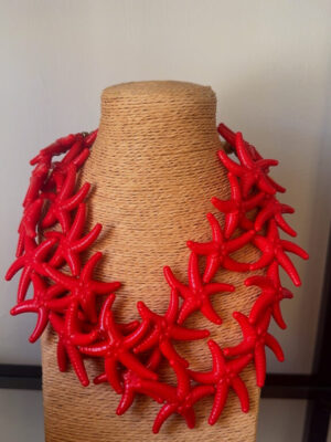Collar Marea rojo