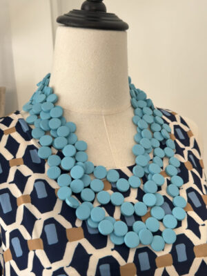 Collar Paulina azul