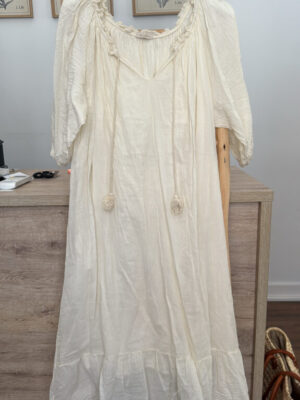 Vestido Mallorca crudo