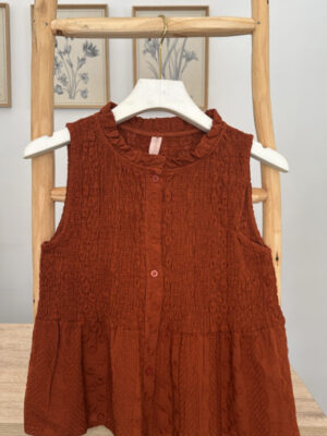 Blusa Jordana caldera