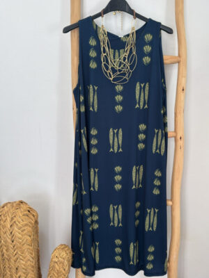 Vestido peces marino corto