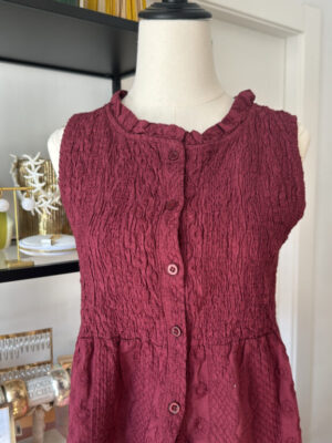 Blusa Jordana wine