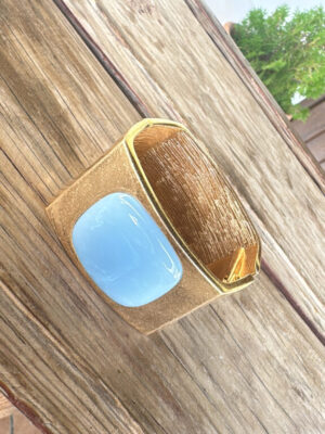 Brazalete piedra azul