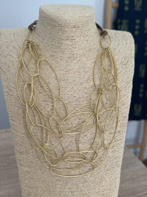 Collar Eslabones dorado