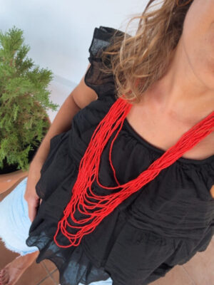 Collar Es vedrá rojo