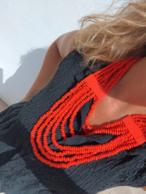 Collar Medellín rojo
