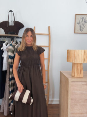 Vestido Nimes choco