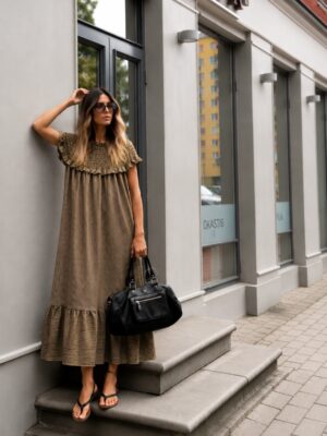 Vestido Najac choco