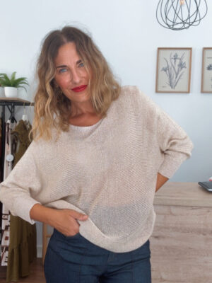 Jersey Velvet beige