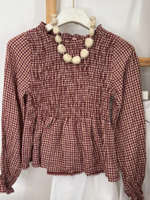 Blusa Leonora wine