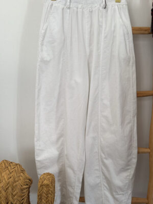 Pantalón Micropana blanco