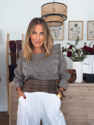 Blusa Columela chocolate