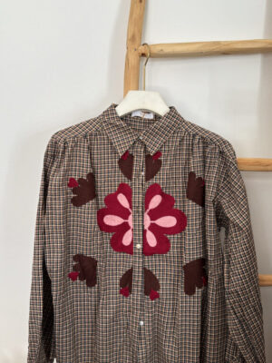 Blusa Aviñón marrón