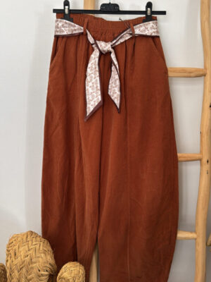 Pantalón Micropana caramelo