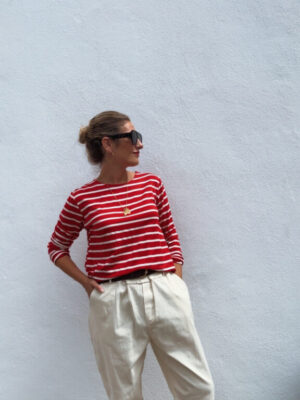 Pantalón Mencía nata