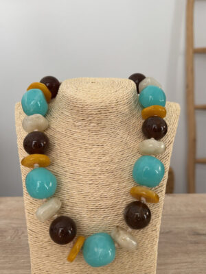 Collar bolas 4 Colores