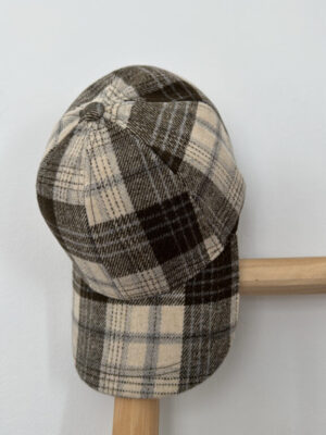 Gorra Berlín cuadros verde